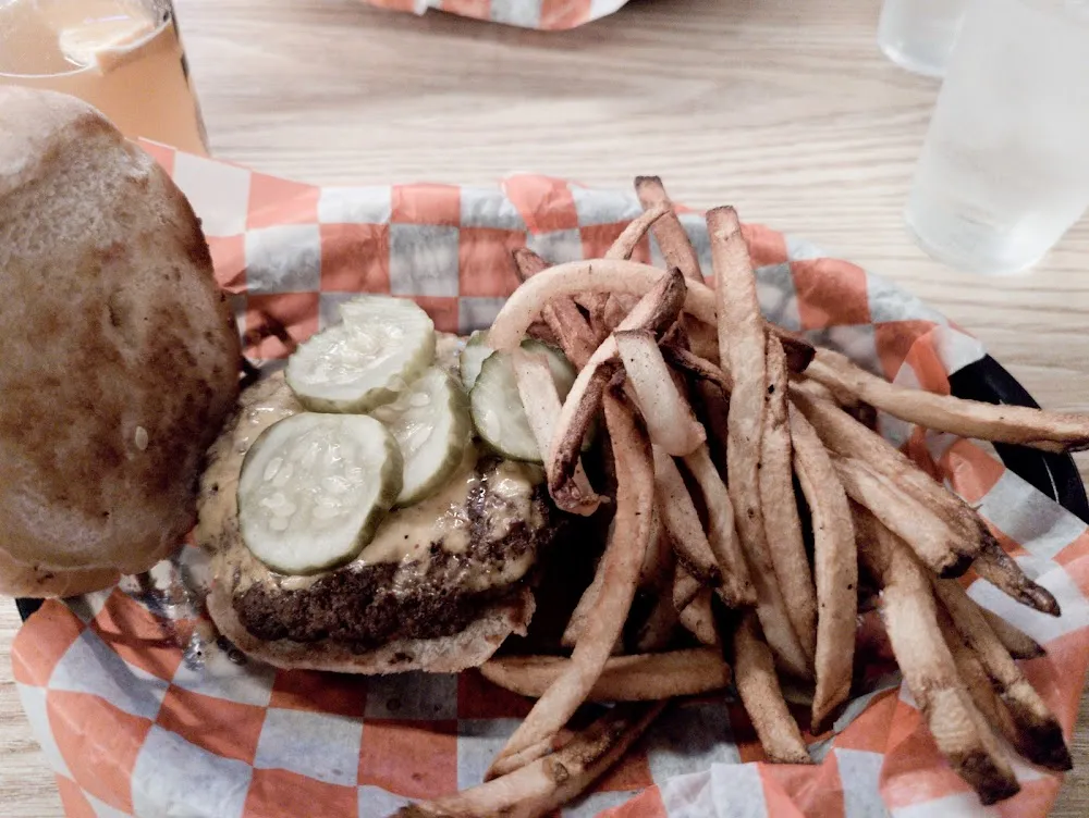 Cheeseburger and Fries